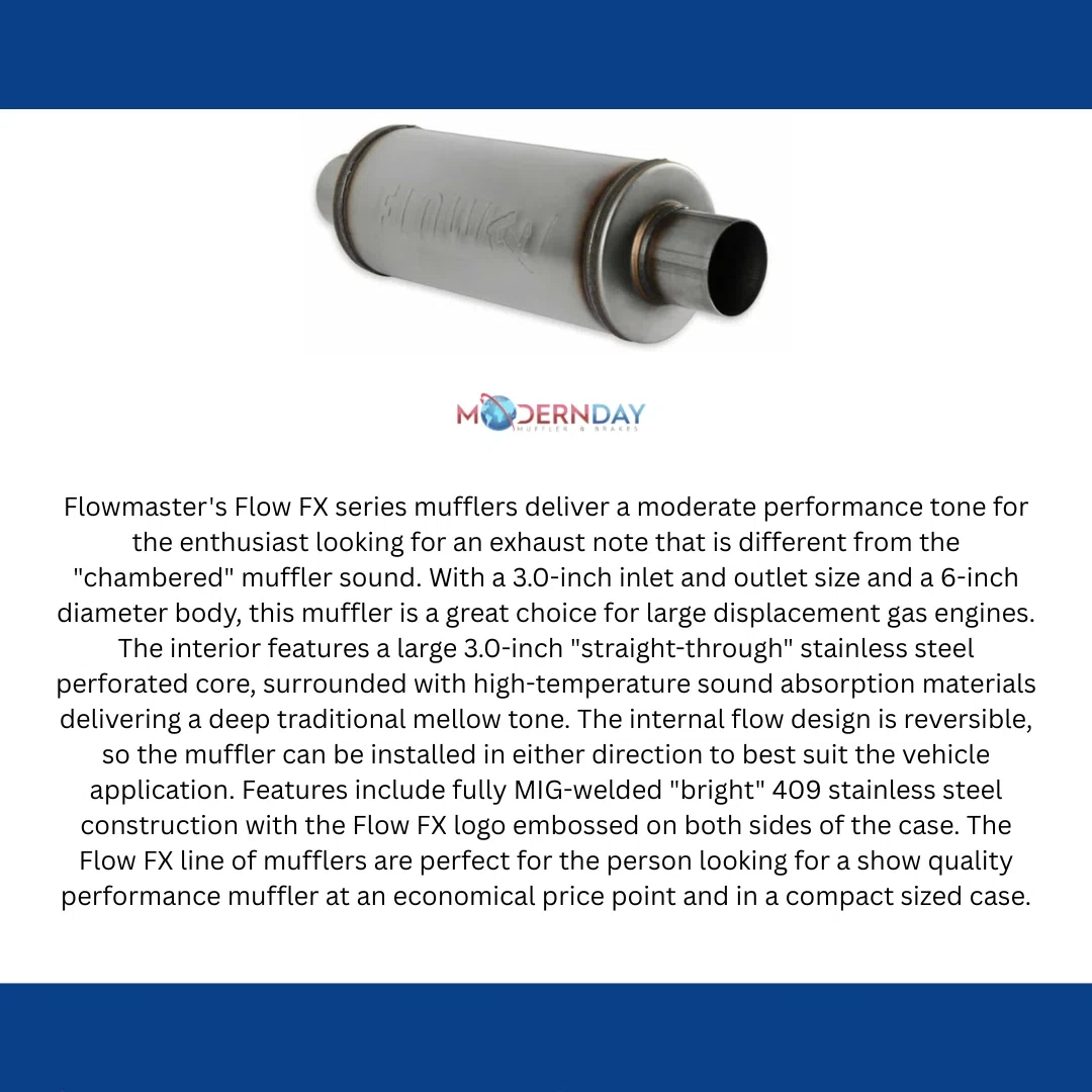 2008-2010 Ford F Performance Muffler Flowmaster Stainless Steel